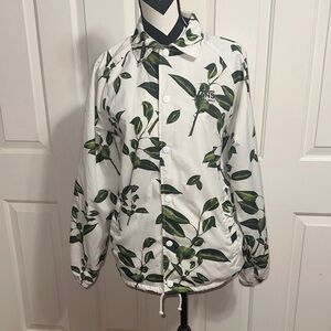 Vans Green Leaf Print Jacket
